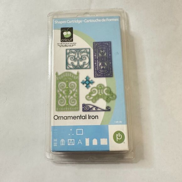 Cricut Cartridge ORNAMENTAL IRON New/Sealed 50+ Designs - Picture 1 of 2